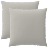 Cushion with Pillow HEERLEN 2 pcs Grey Polyester 928583