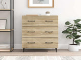 Drawer Cabinet Sonoma Oak 66 x 34.5 x 89.5 cm Engineered Wood 894837