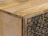 Side Cabinet 60x33x75 cm Solid Wood Mango 358214