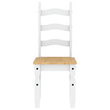 Dining Chairs 2 pcs Corona White 42x47x107 cm Solid Wood Pine 4005725