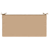 Seat Cushion SOEST 100% Polyester Sand 120 x 80 x 15 cm 944299