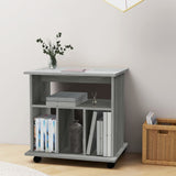 Rolling Cabinet Grey Sonoma 60x45x60 cm Engineered Wood 826355