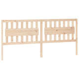 Bed Headboard Natural Wood Solid Pine Wood 205.5 cm x 100 cm 818590