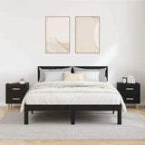 Bed Cabinet 2 pcs Black Oak 40 x 35 x 47.5cm Engineered Wood 880554