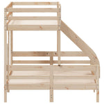 Bunk Bed without Mattress 80x200/140x200 cm Solid Wood 3207165