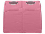 Bed Tunnel 2 pcs Pink 211 x 67.5 x 2 cm Polyester 893711