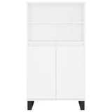 Highboard White 60x36x110 cm Engineered Wood 831492