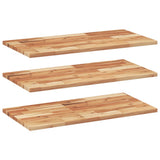 Floating Shelves 3 pcs 60x40x2 cm Oil Finished Solid Wood Acacia 3279553