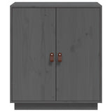 Sideboard Grey 65,5x40x75 cm Solid Wood Pine 820119
