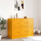 Sideboard Mustard Yellow 99x39x73 cm Steel 841796