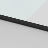 Sliding Door with Hardware Set 90x205 cm Tempered Glass&Aluminium 3332951
