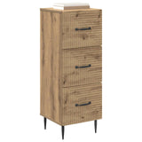 Drawer Cabinet Artisan Oak 33 x 34.5 x 89.5 cm Engineered Wood 894854