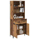 Highboard Old Wood 69.5 x 34 x 180 cm Engineered Wood 3415644