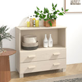 Sideboard HAMAR Honey Brown 85x35x80 cm Solid Wood Pine 340496