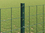 Welded Wire Fence 25 x 1.2 m PVC-Coated Steel Green 3336013
