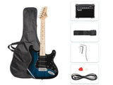 GST Stylish Electric Guitar Kit with Black Pickguard Blue Color 76962190