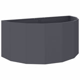 Planter Anthracite 120 x 60 x 50 cm Steel 883705