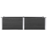 Garden Raised Bed 200x50x54 cm WPC Grey 318095