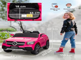 Mercedes-Benz GLC Licensed Kids Ride on Car with Remote Control, Soft Start, MP3, LED Headlights, T3398P378929