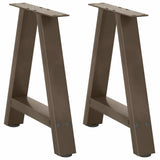Coffee Table Legs A-Shaped 2 pcs 50x cm Steel 4012835
