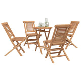 Garden Set 3 pcs Brown Soild Teak Wood 3437377