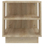 Coffee Table Sonoma Oak 40x40x43 cm Engineered Wood 810301