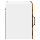 Wall Glass Cabinet PORTO Smoked Oak 40 x 31 x 40 cm 885195