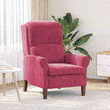 Armchair Wine red 76 x 94 x 102 cm Velvet 42009862