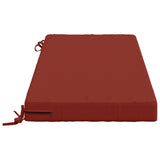 2-Piece Bench Cushions SOEST 2 pcs 100% Polyester Red 950199