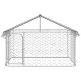 Outdoor Dog Kennel with Roof 200x200x150 cm 171498