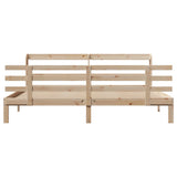 Bed Frame with Headboard without Mattress 200x200 cm 3306861