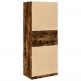 Wardrobe Smoked Oak 80x50x200 cm Engineered Wood 3307697