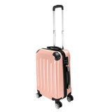 ZNTS 3 Pcs Suitcase Lightweight ABS Carry-on Hand Luggage 4 Spinner Wheels Trolley Case 83110992