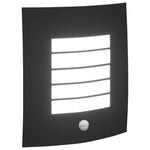 ZNTS Outdoor Wall Lights with Sensor 2 pcs Black Stainless Steel IP44 4005974