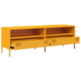TV Cabinet Mustard Yellow 135x39x43.5 cm Cold-rolled Steel 851337
