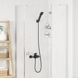 Shower Head Set Black G 1 / 2 inches 42023403