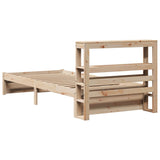 Bed Frame with Headboard without Mattress 75x190 cm Small Single 3305979