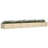 Planter Ivory 480 x 80 x 45 cm Steel 42018096