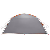 Cabin Tent Grey and Orange 400 x 210 x 180 cm Polyester 42028517