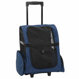 Pet Trolley 3-in-1 Design Blue 48x32x cm Oxford Fabric 42007371