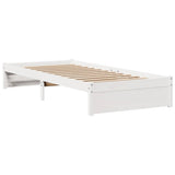 Bed Frame with Headboard without Mattress White 90x200 cm 3306731