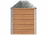 Raised Garden Bed Wood Brown 600 x 40 x 55 cm cold-rolled steel 8006295