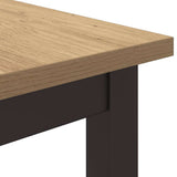 Table Artisan Oak 100 x 50 x 76.5 cm Engineered Wood and Steel 873773