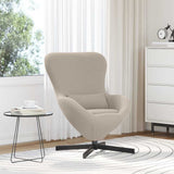 Egg Chair Light Grey 63 x 73 x 90 cm Fabric 42002768
