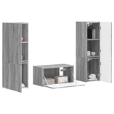 TV Cabinet Set 5 pcs Grey Sonoma Engineered Wood 3409102