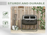 160L 360&deg Rotating Dual Chamber Composter - Black T3398P377637