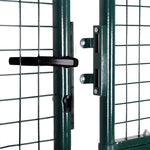 Double Door Fence Gate Powder-Coated Steel 142025