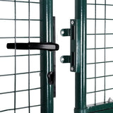 Double Door Fence Gate Powder-Coated Steel 142025