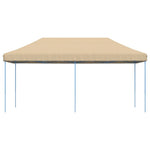 Foldable Party Tent Pop-Up Beige 580x292x315 cm 4004935