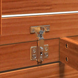 Storage Box Wax Brown 101 x 50.5 x 46.5 cm Engineered wood 865398